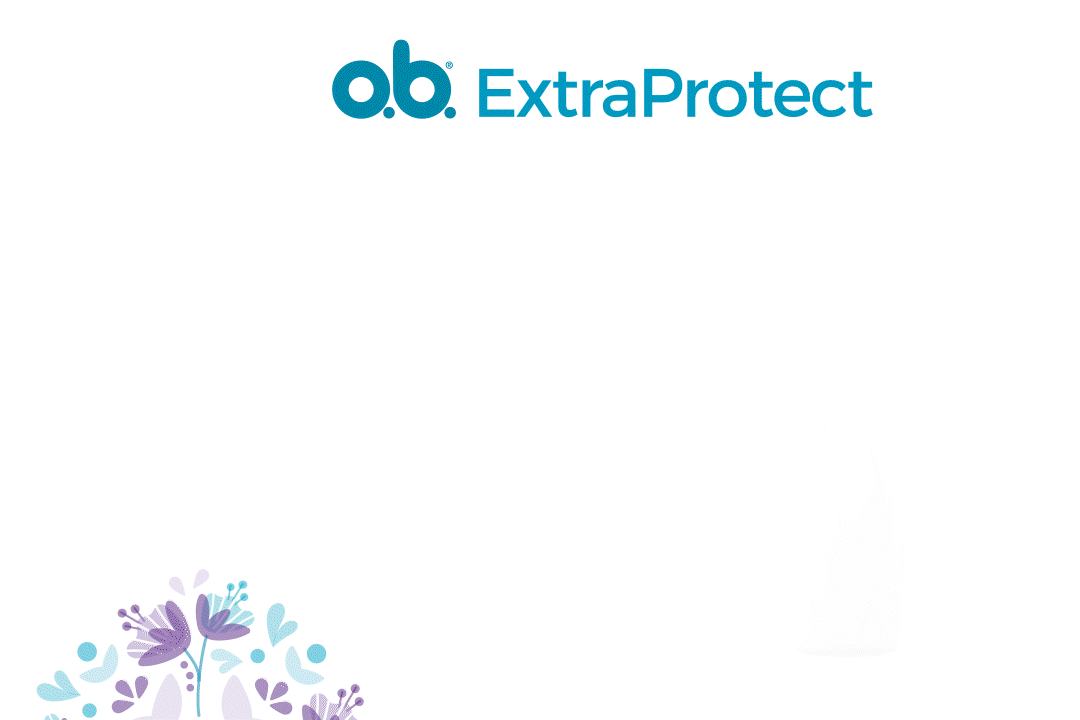 Animation zur o.b.® Extra Protect Produktlinie